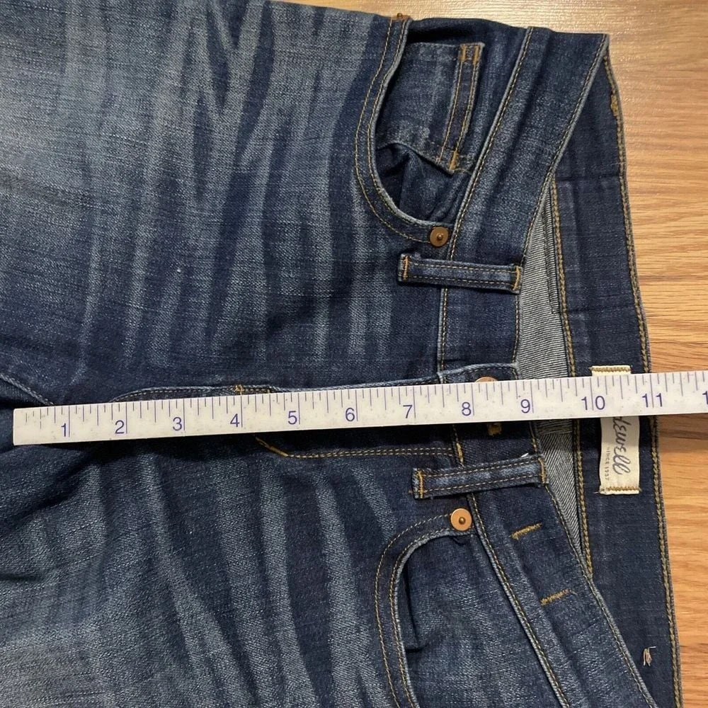 Madewell Jeans Womens Size 26 Blue Denim Distressed Skinny Skinny Medium Wash - Picture 10 of 12